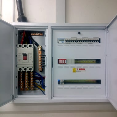 Solar distribution board wired by Crown Technologies
