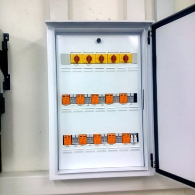 Solar isolator and surge protection board by Crown Technologies